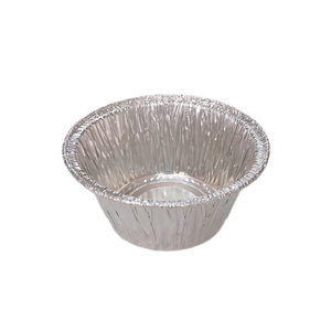 Mini bol de cuisson rond jetable en papier d'aluminium