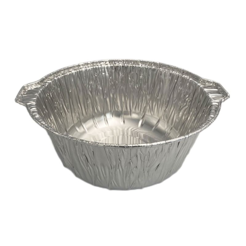 Casserole à vapeur jetable demi-taille de 10 pouces en aluminium