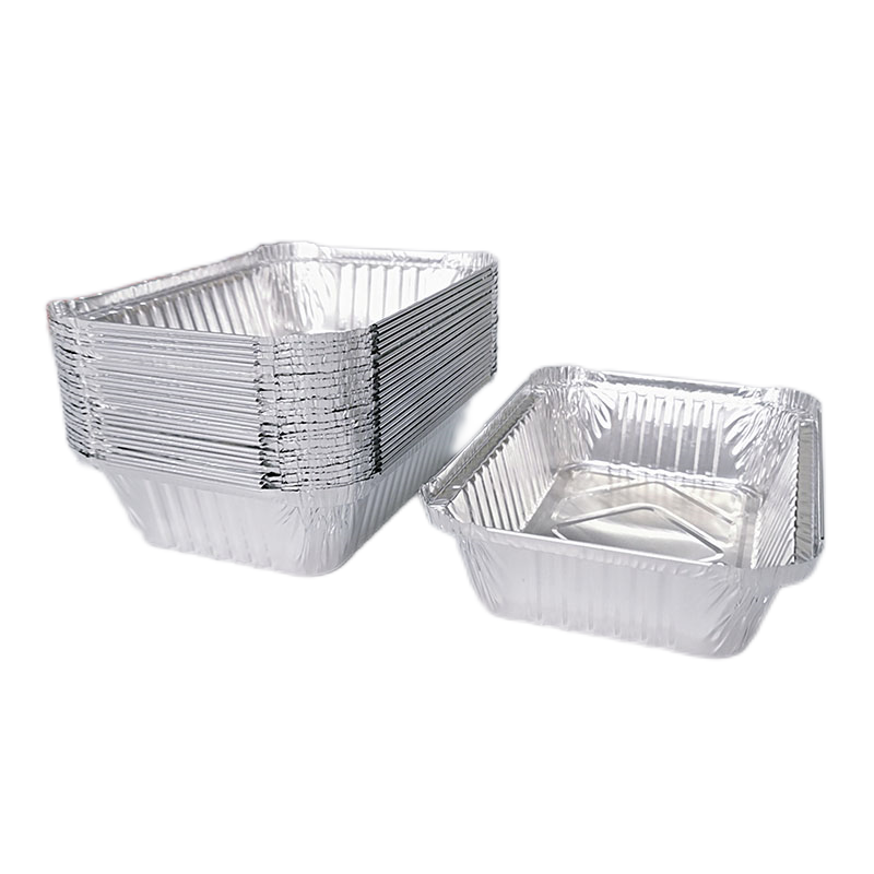 Couverts jetables rectangulaires de voyage de papier d'aluminium de catégorie comestible