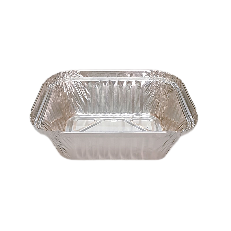 Petit plat à tarte en aluminium durable avec couvercle