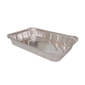 coffre-fort en aluminium jetable de four de casseroles du rectangle 2200ml