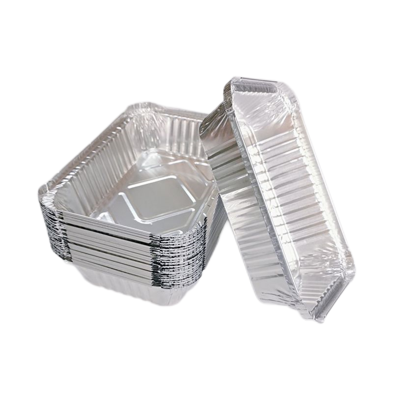 Couverts jetables rectangulaires de voyage de papier d'aluminium de catégorie comestible