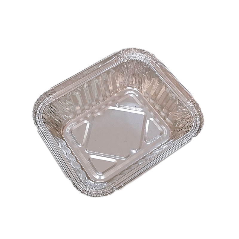 Petit plat à tarte en aluminium durable avec couvercle