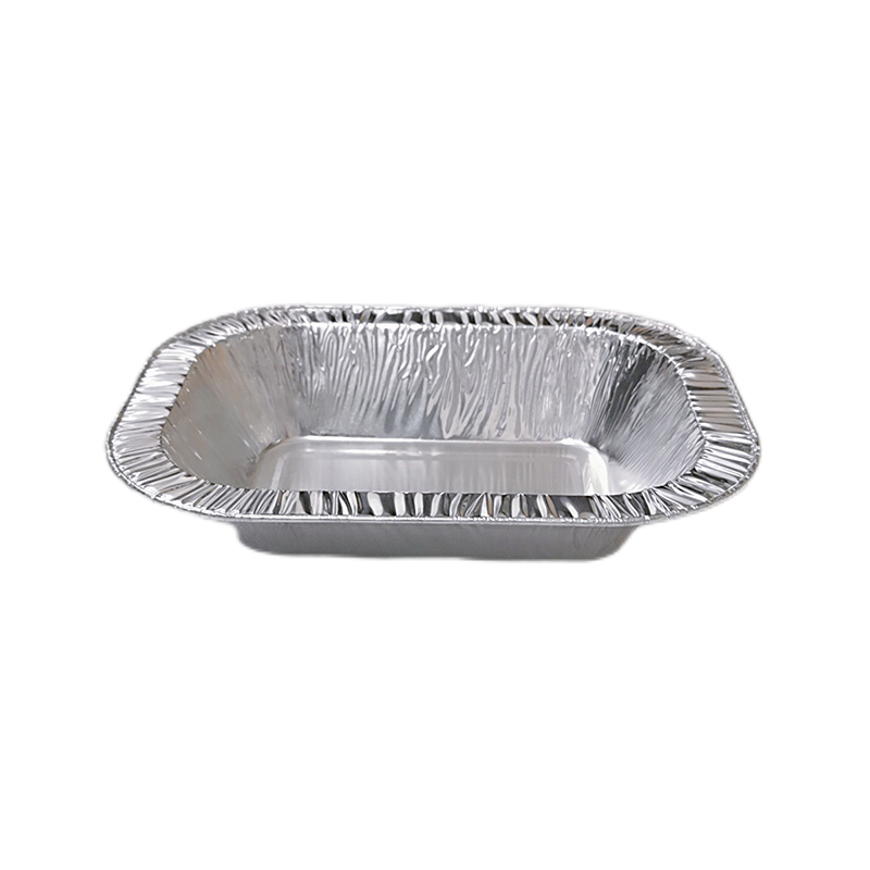 Outils de cuisson jetables carrés de four de casserole d'aluminium de catégorie comestible de 450ml