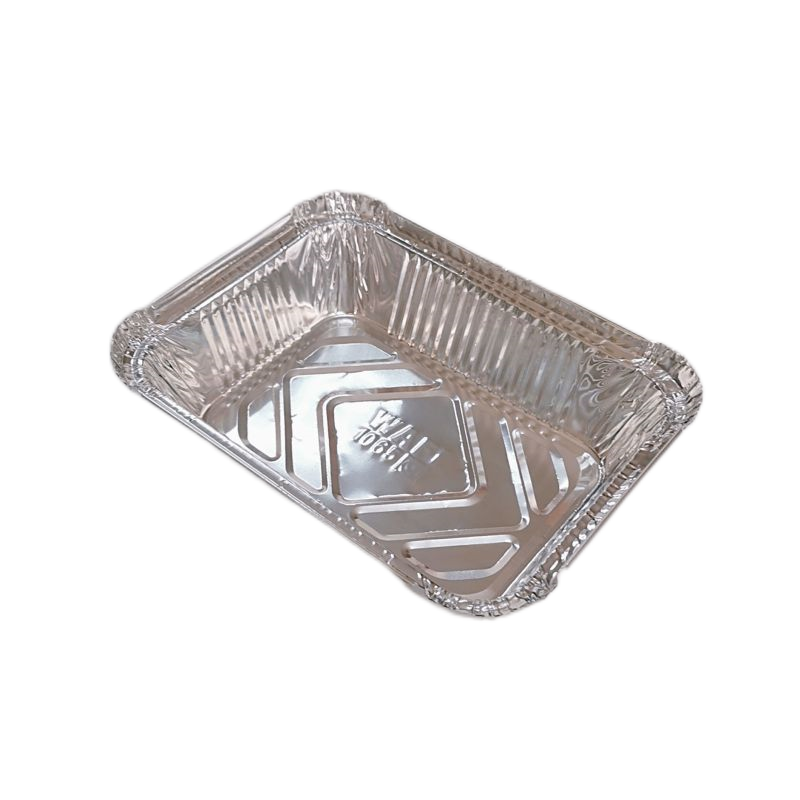 Casseroles jetables en aluminium de 650 ml avec couvercles en carton