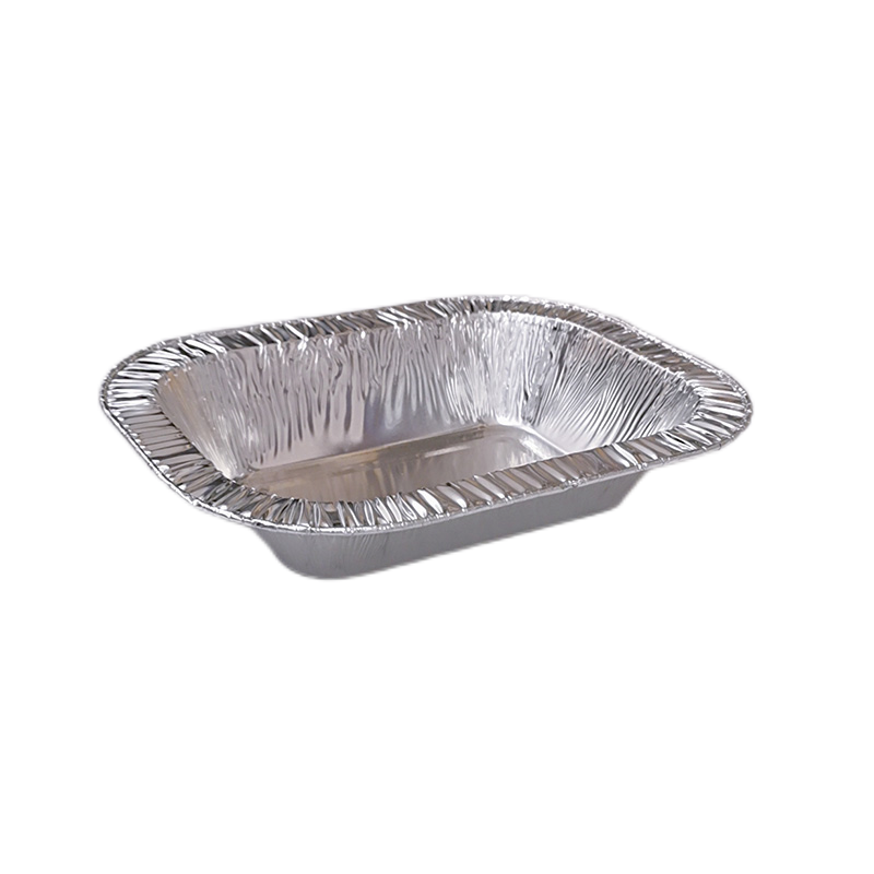 Outils de cuisson jetables carrés de four de casserole d'aluminium de catégorie comestible de 450ml