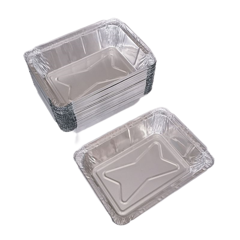 Plateau de four jetable en aluminium de qualité alimentaire 1100 ml