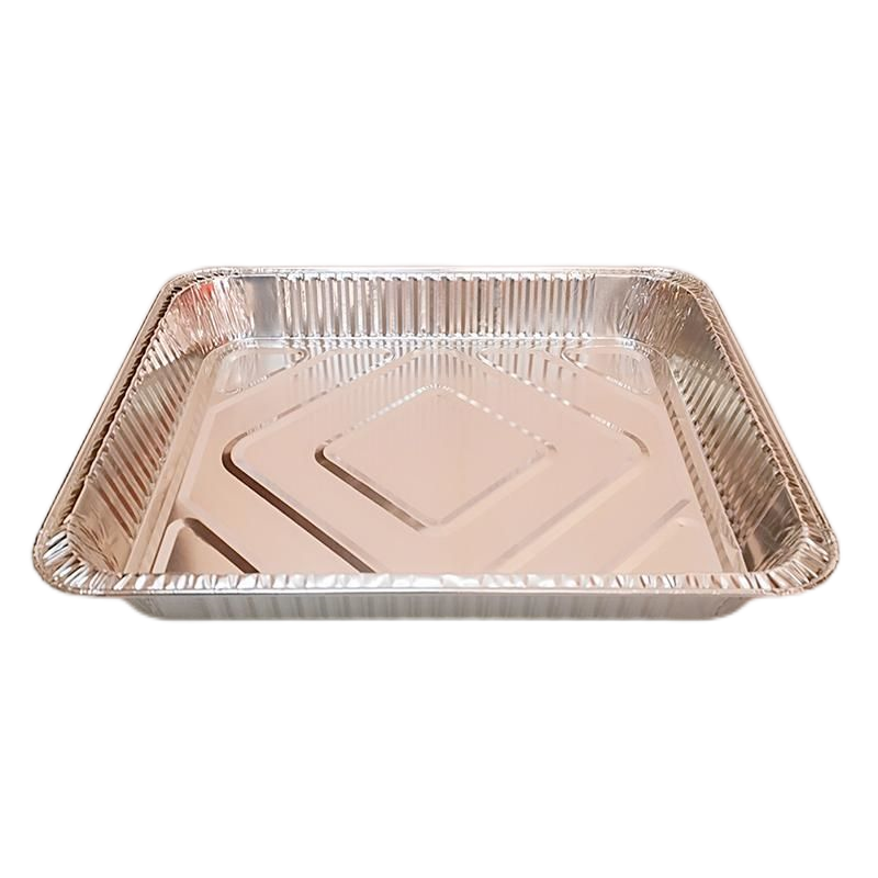 Casseroles extra larges en aluminium robuste de 5 000 ml, demi-taille