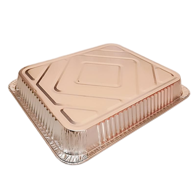 Casseroles extra larges en aluminium robuste de 5 000 ml, demi-taille