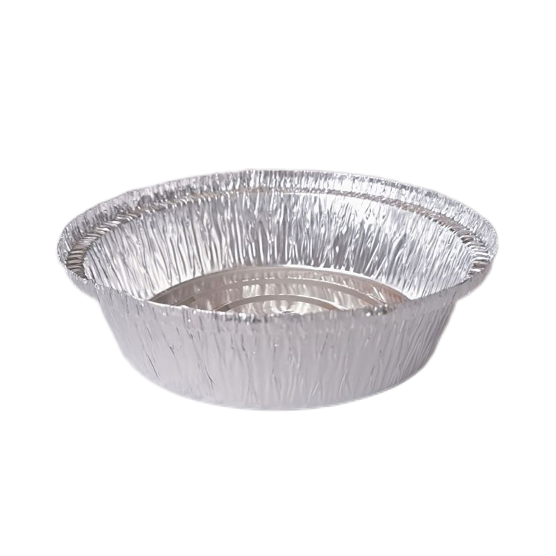 Casseroles jetables rondes en aluminium de 7 pouces