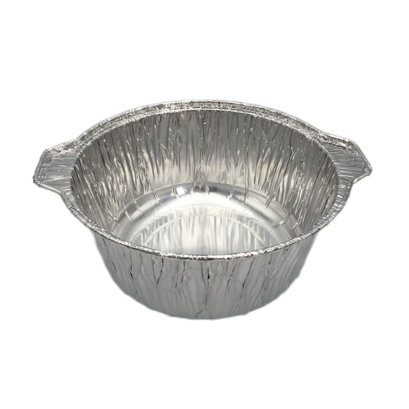 Casserole à vapeur jetable demi-taille de 10 pouces en aluminium