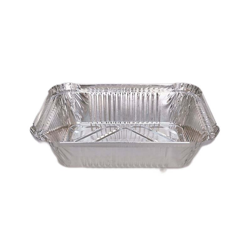 Casseroles jetables en aluminium de 650 ml avec couvercles en carton