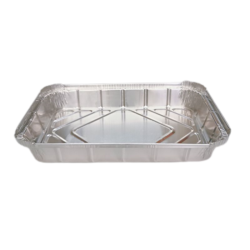 coffre-fort en aluminium jetable de four de casseroles du rectangle 2200ml