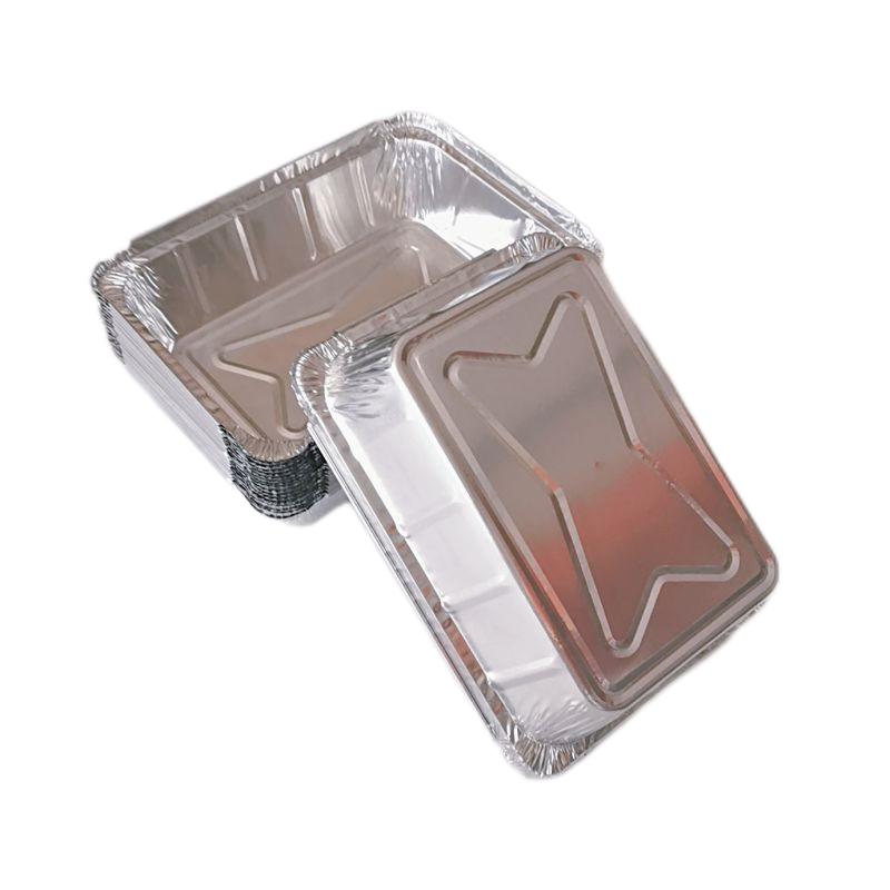 Plateau de four jetable en aluminium de qualité alimentaire 1100 ml