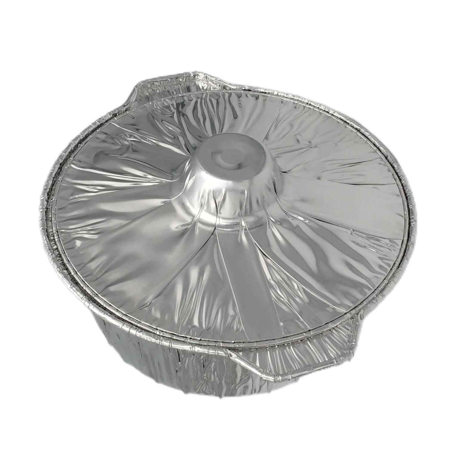 Casserole à vapeur jetable demi-taille de 10 pouces en aluminium