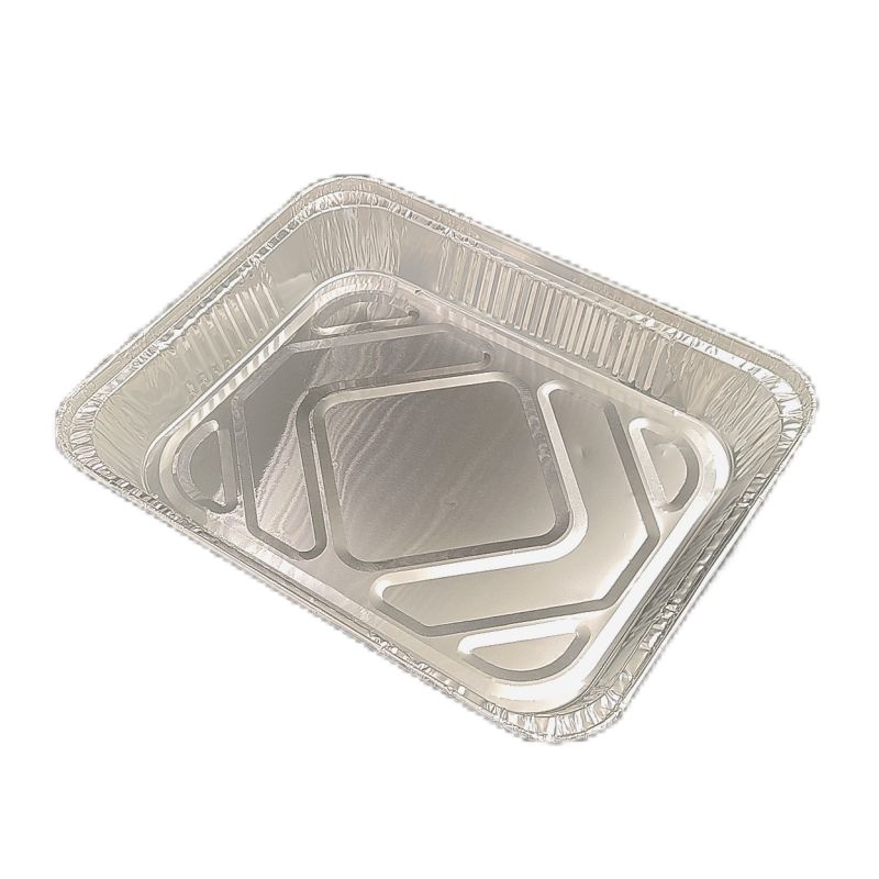 Récipient alimentaire en aluminium jetable pour la cuisson de la rôtissage