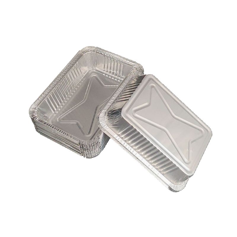 1000 ml de feuille de papier d'aluminium rectangulaire Dishware jetable