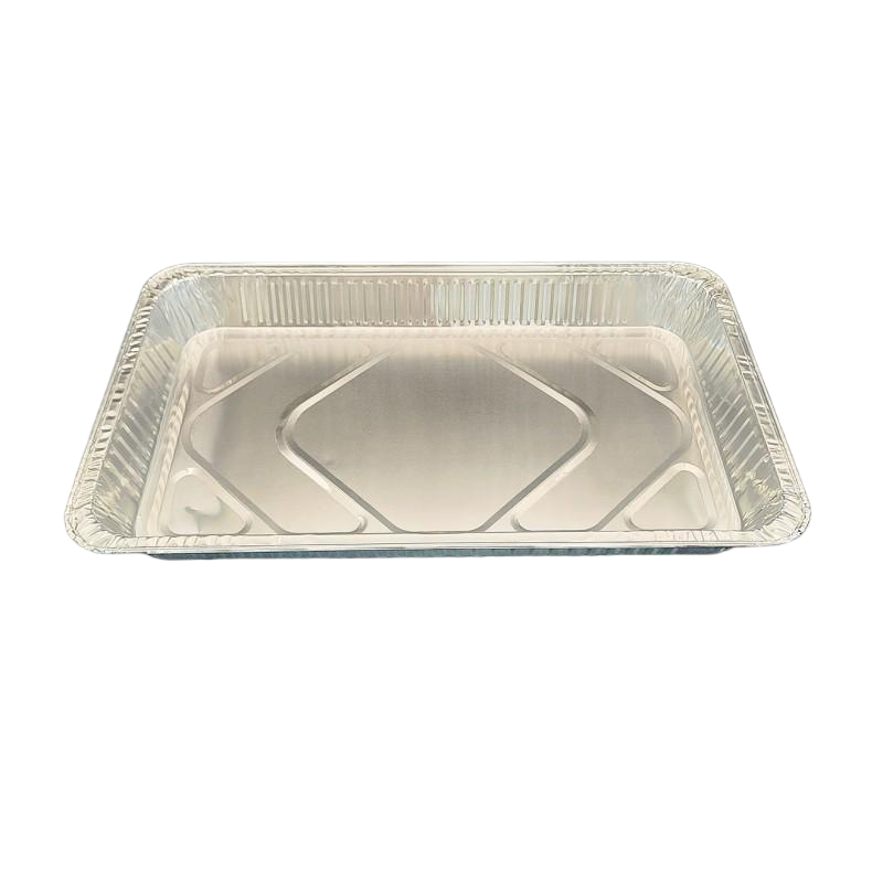Extra large 6500 ml plateau de four en aluminium avec couvercle, durable