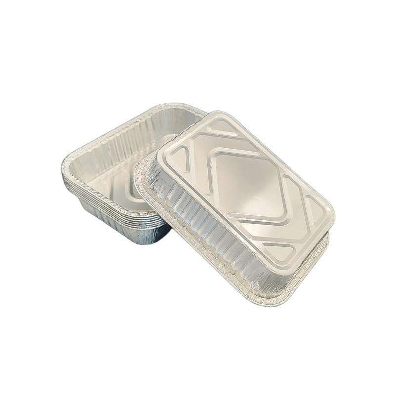 600 ml plateau de cuisson en aluminium rectangulaire en aluminium