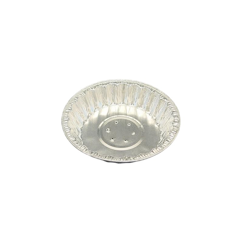 Plain d'escargot de fruits de mer en aluminium de 4 pouces avec trou