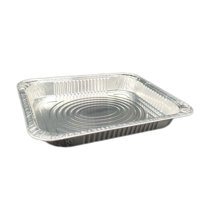 Grande assiette de barbecue à dinde en papier d'aluminium de 2450 ml