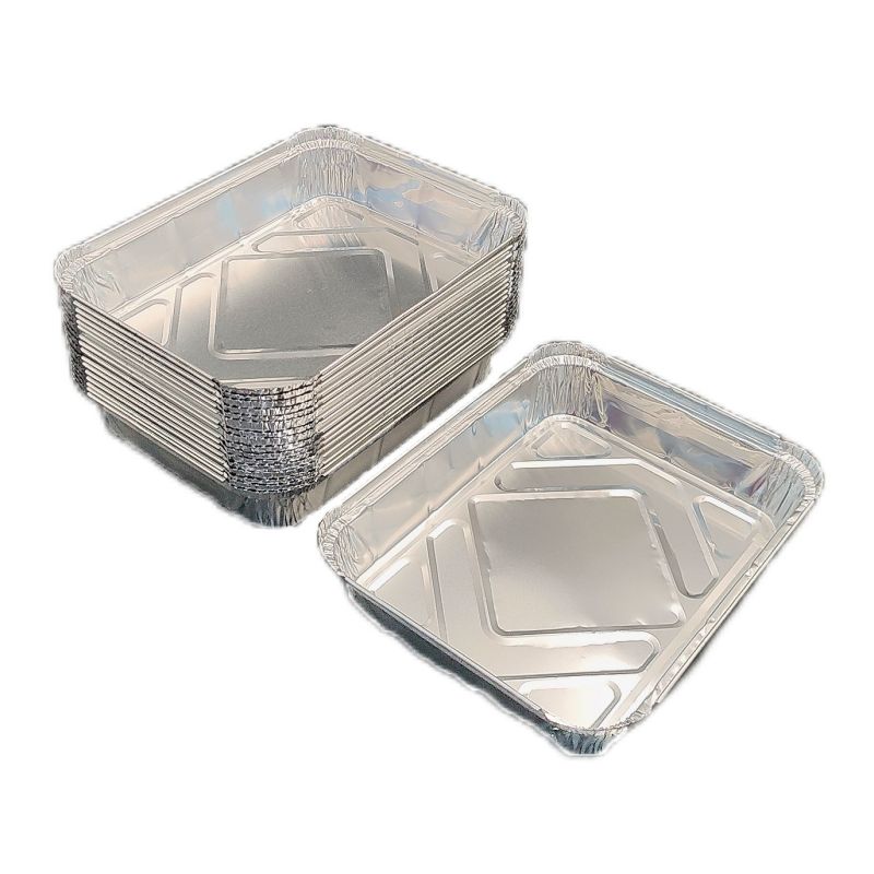 Plateau de service de cuisson rectangulaire en papier d'aluminium 950 ml