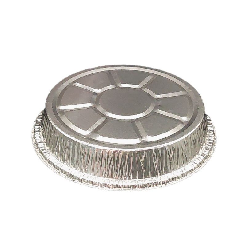 Plat à tarte rond en aluminium de 6 pouces, poêle à pizza jetable