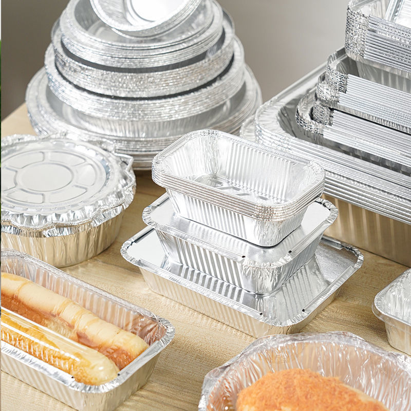 Ustensiles de barbecue et de cuisson en aluminium de 670 ml