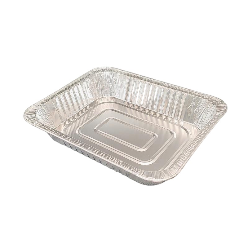 Plat à rôtir extra large en aluminium avec couvercle, 3 200 ml