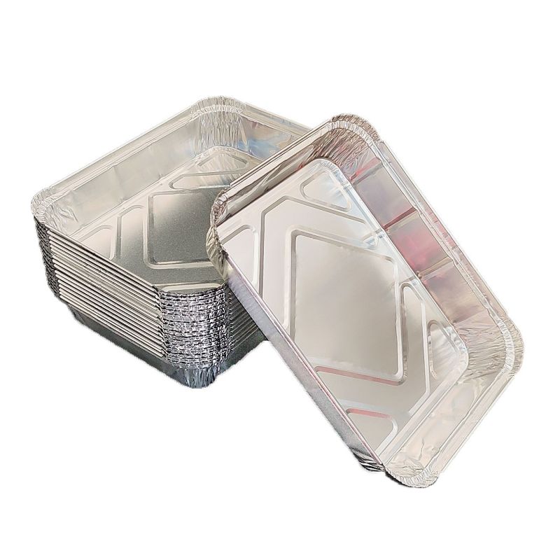 Plateau de service de cuisson rectangulaire en papier d'aluminium 950 ml