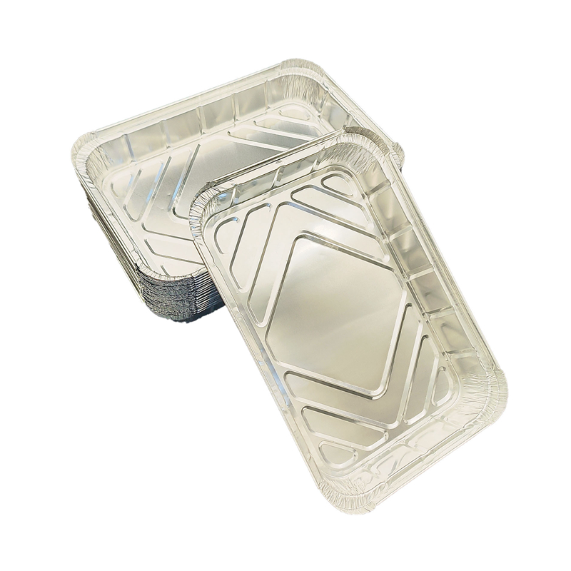 2200 ml rectangle rectangle jetable en aluminium Pandes de cuisson en aluminium