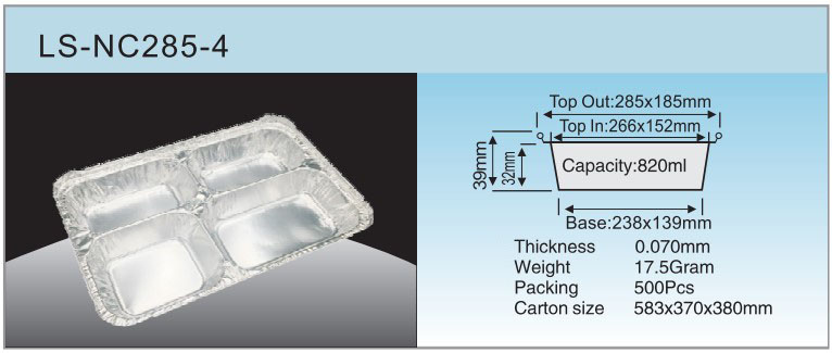 LS-NC285-4 SP&Eacute;CIFICATION