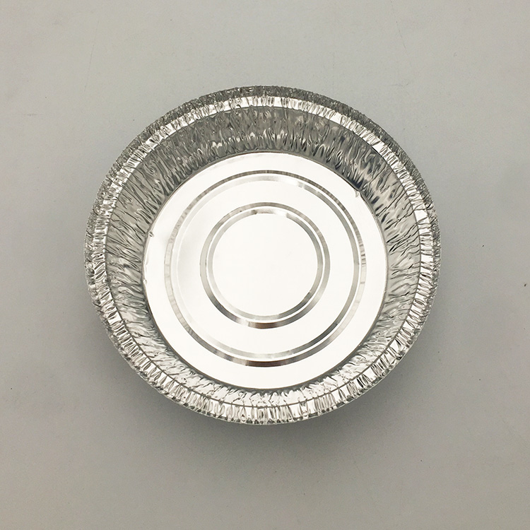 Petit bol rond en papier d'aluminium pour la cuisson