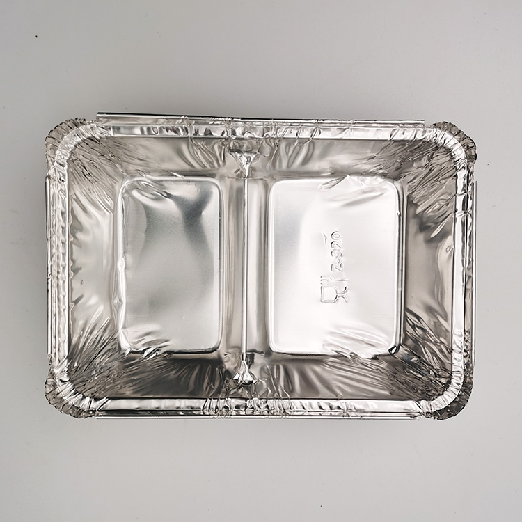 Vaisselle en aluminium profonde à deux grilles