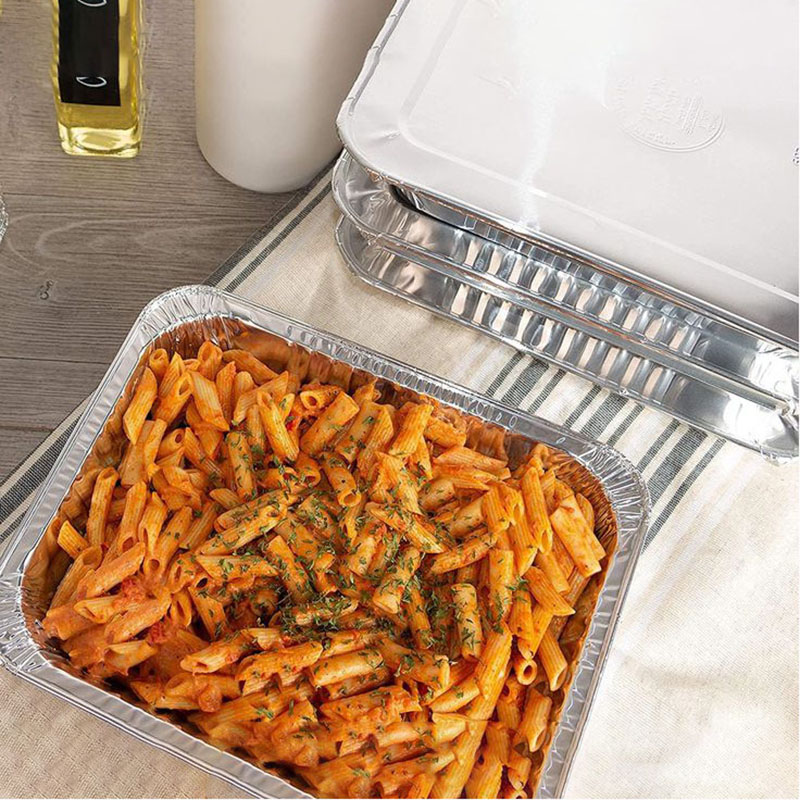 Plaque de papier d'aluminium spaghetti (2)