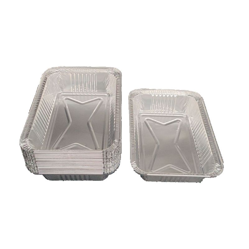 1000 ml de feuille de papier d'aluminium rectangulaire Dishware jetable