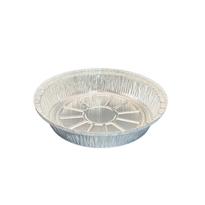 Pas à tarte en aluminium premium de 8 pouces, jetable et recyclable
