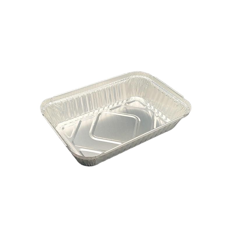 Conteneurs à emporter en aluminium avec couvercles sécurisés
