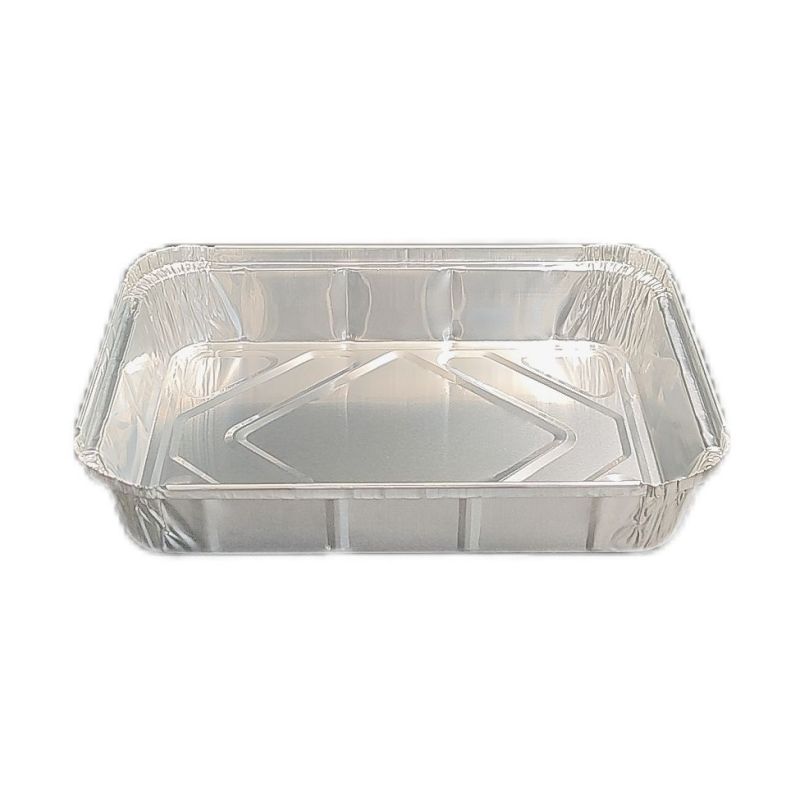 Plateau de service de cuisson rectangulaire en papier d'aluminium 950 ml