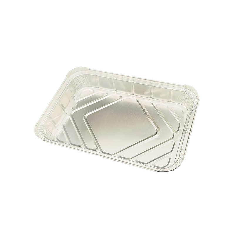 2200 ml rectangle rectangle jetable en aluminium Pandes de cuisson en aluminium