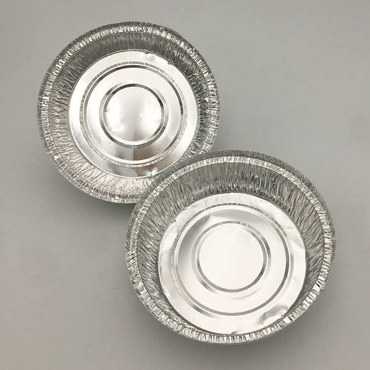 Petit bol rond en papier d'aluminium pour la cuisson