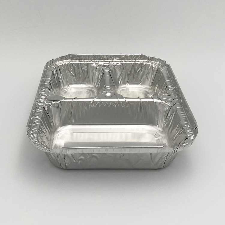 Boîte repas jetable en aluminium