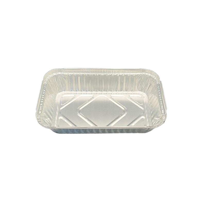 Conteneurs à emporter en aluminium avec couvercles sécurisés