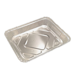 Récipient alimentaire en aluminium jetable pour la cuisson de la rôtissage