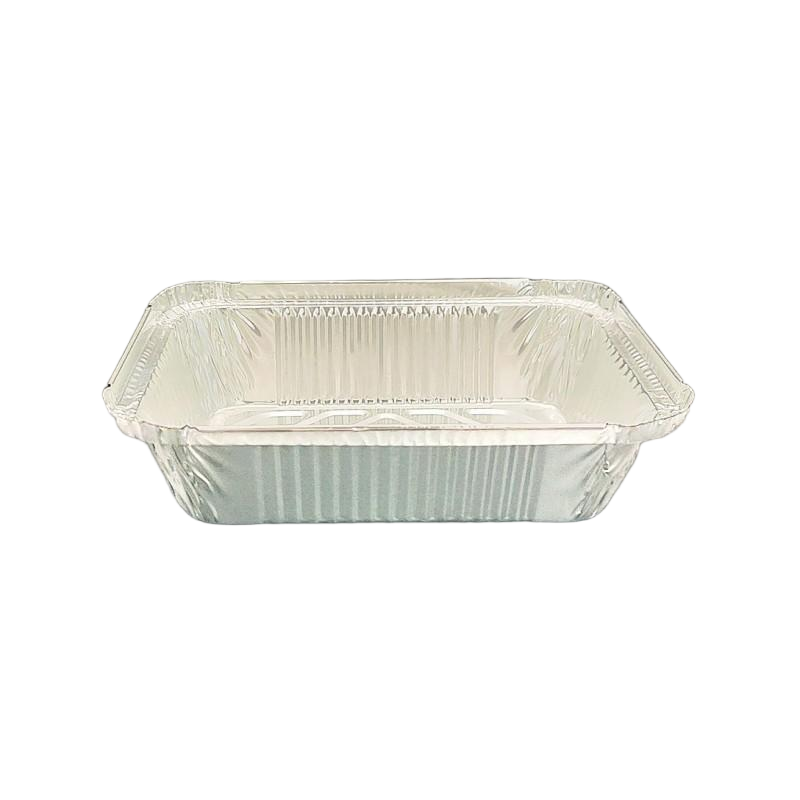 Pas de cuisson en papier d'aluminium 650 ml avec couvercles en carton