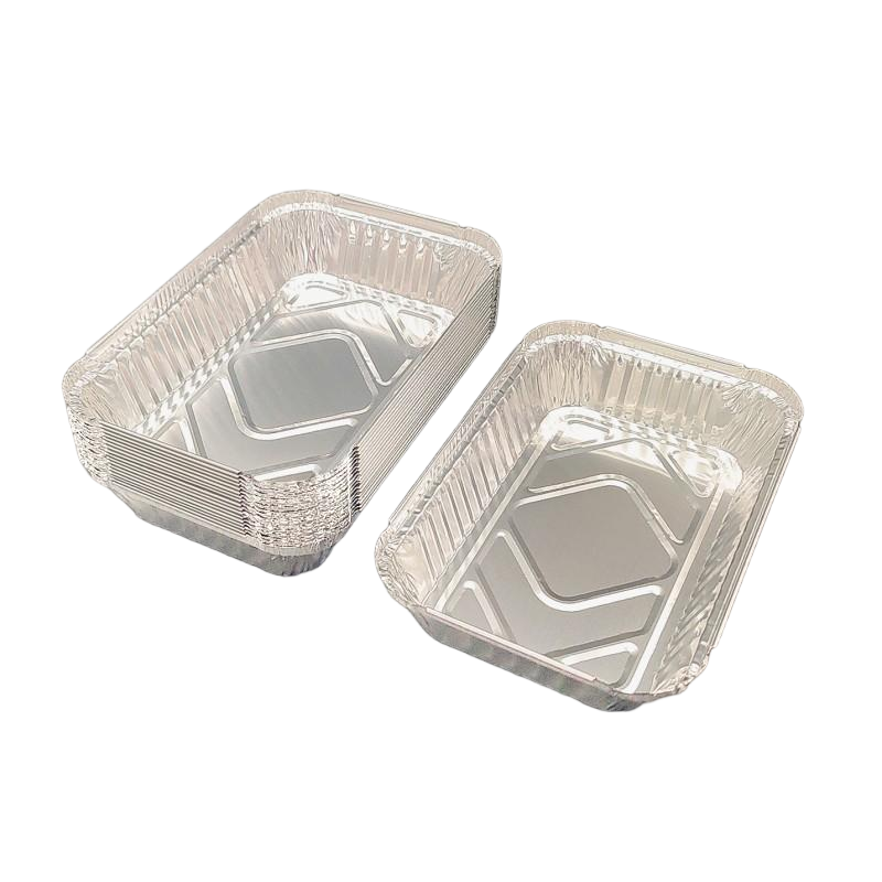 Pan de cuisson à feuille d'aluminium recouverte de 750 ml rectangulaire