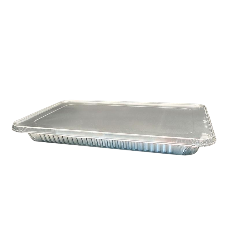 Extra large 6500 ml plateau de four en aluminium avec couvercle, durable