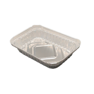 Vaisselle de cuisson rectangulaire en papier d'aluminium 300 ml