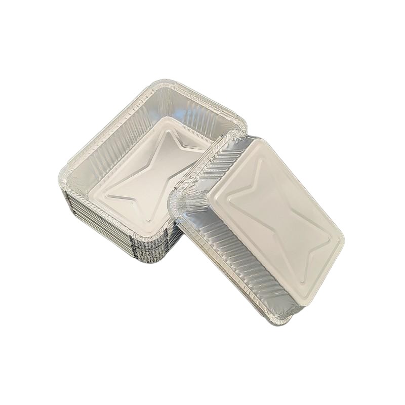 Plateau de four en aluminium de qualité alimentaire jetable 1100 ml