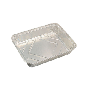 950 ml plateau de service de boulangerie en aluminium rectangulaire en aluminium